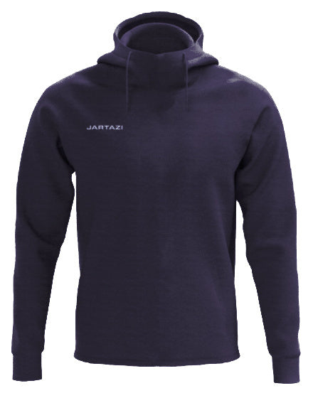 hoodie Premium heren polykatoen donkerpaars maat M