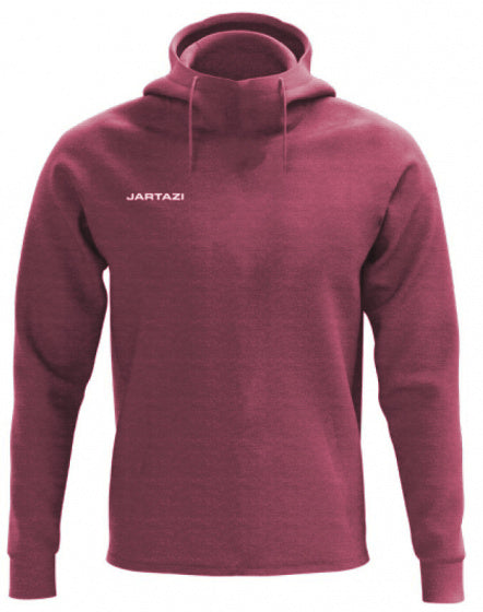 Jartazi Hoodie Premium heren polykatoen donkerroze maat XS