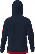 sportjack Torino Hooded unisex polyester navy/rood mt 3XL