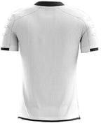 sportshirt Roma heren polyester wit/zwart maat L