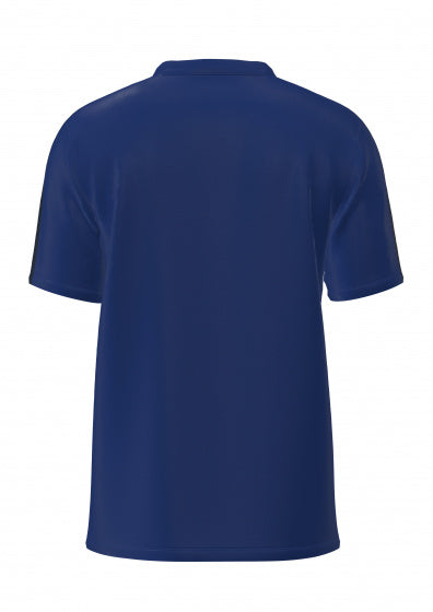 sportshirt Torino heren polyester blauw maat S