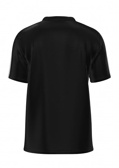 sportshirt Torino heren polyester zwart maat XL