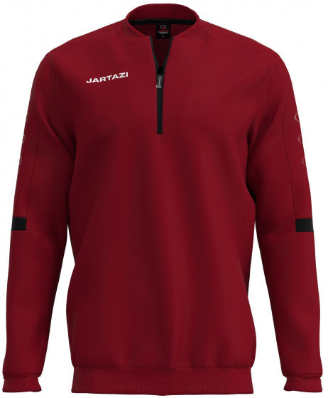 sportsweater Roma junior polyester rood maat 110/116