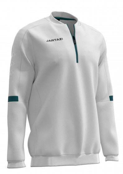 sportsweater Roma junior polyester wit maat 110/116