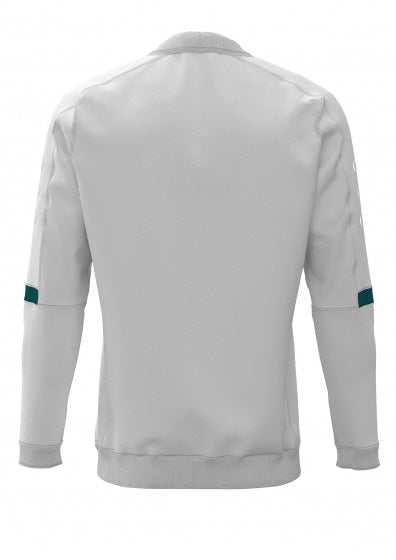 sportsweater Roma junior polyester wit maat 122/128