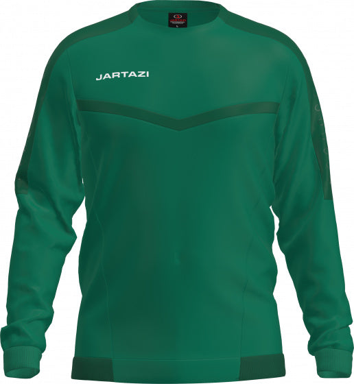 sportsweater Torino heren polyester groen maat L