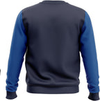 sweater Bari heren micro-polyester marineblauw maat S