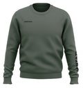 sweater Premium Crewneck katoen/polyester groen maat XS