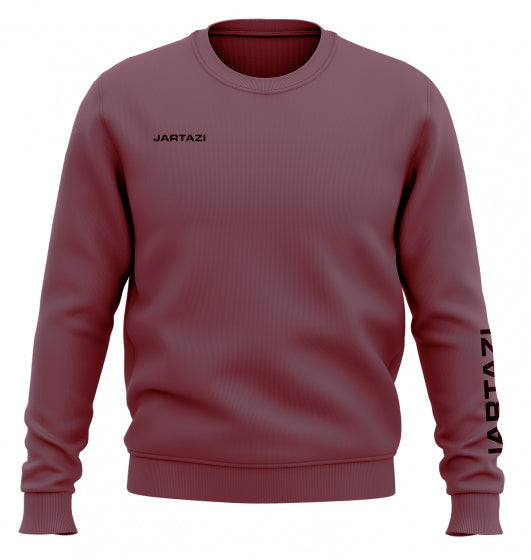 sweater Premium Crewneck katoen/polyester rood maat XS