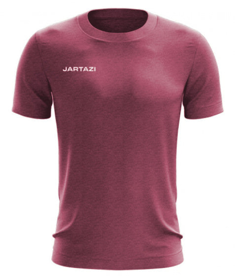 T-shirt Premium heren katoen donkerroze maat S
