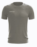 T-shirt Premium heren katoen kaki maat XS
