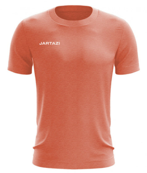 T-shirt Premium heren katoen koraaloranje maat XL