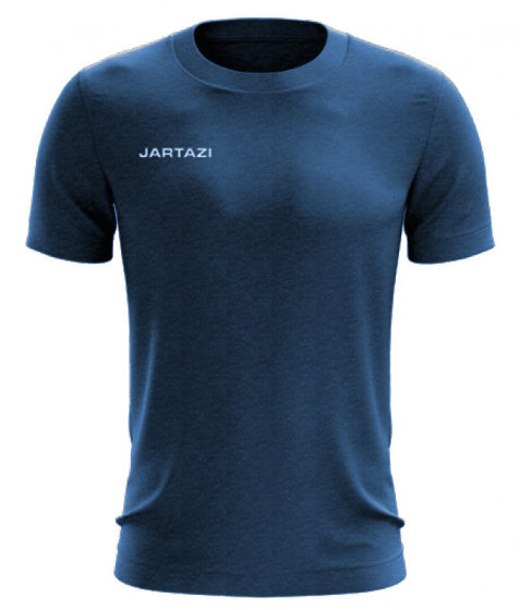 T-shirt Premium heren katoen marineblauw maat XS