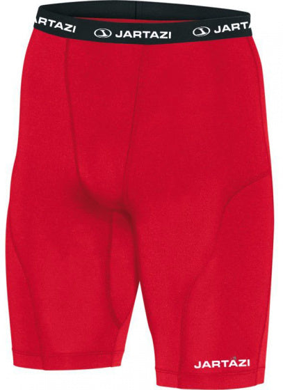 thermobroek kort heren polyester/elastaan rood mt XL