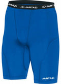 thermobroek kort jongens polyester/elastaan blauw mt 122/128