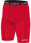 thermobroek kort jongens polyester/elastaan rood mt 122/128