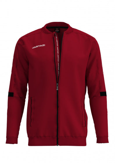 trainingsjack poly french heren polyester rood mt S