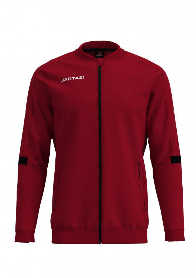 trainingsjack poly french heren polyester rood mt M
