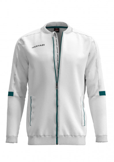 trainingsjack poly french heren polyester wit mt M