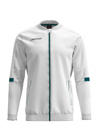 trainingsjack poly french heren polyester wit mt M