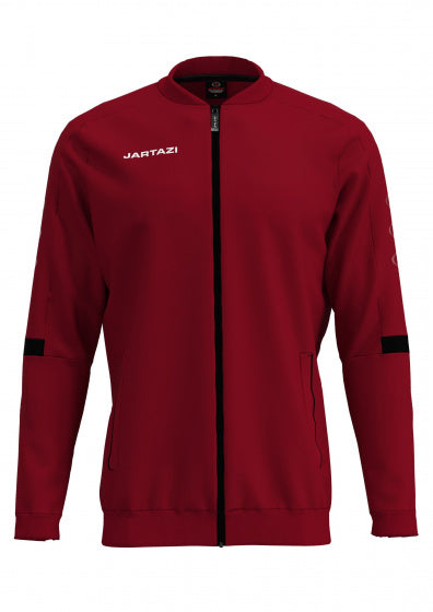 trainingsjack Roma heren polyester rood maat 3XL