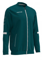 trainingsjack Roma jongens polyester groen mt 146-152
