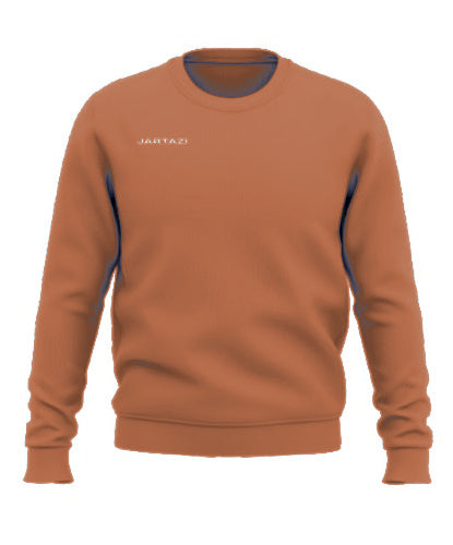 sweater Premium Crewneck junior caramel maat 98/104