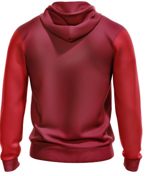 vest met capuchon Bari heren polyester rood maat XXL