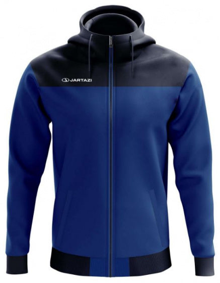 vest met capuchon Bari jongens polyester blauw mt 116