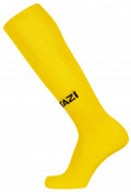 voetbalsokken Soccer polyester geel 3 paar maat 35-38