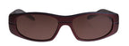sportzonnebril unisex rechthoek bordeaux