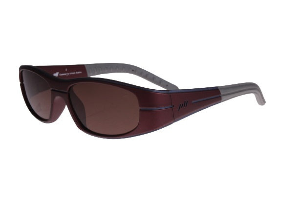 sportzonnebril unisex rechthoek bordeaux
