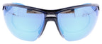 sportzonnebril unisex ovaal cat. 3. zwart/blauw
