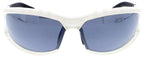 Jill sport Sportzonnebril unisex rechthoekig cat. 3 wit/blauwgrijs