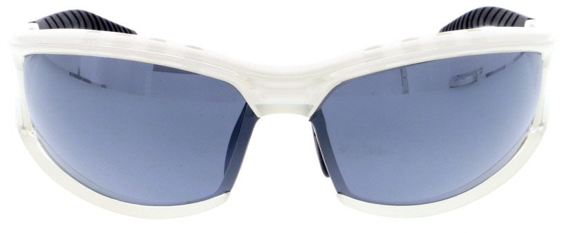 Jill sport Sportzonnebril unisex rechthoekig cat. 3 wit/blauwgrijs