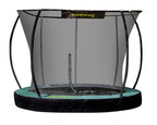 Jumpking InGround Deluxe trampoline 305 cm zwart/groen