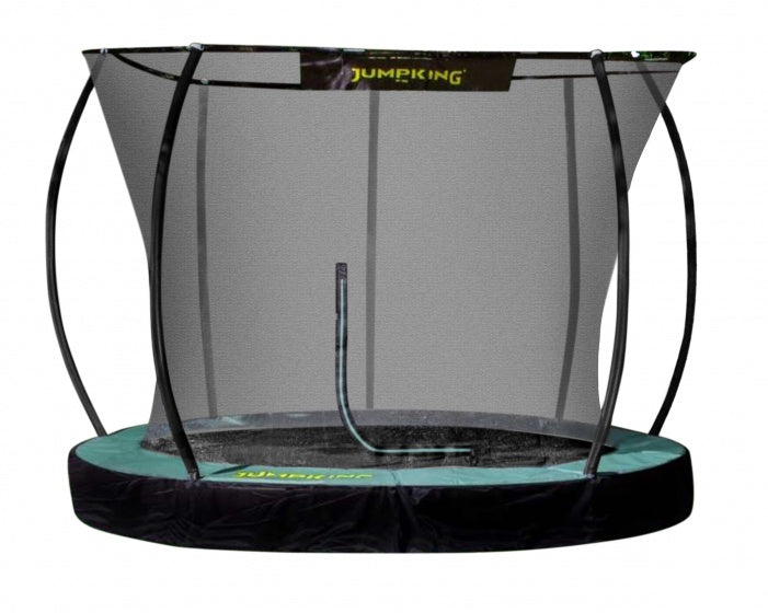 Jumpking InGround Deluxe trampoline 305 cm zwart/groen