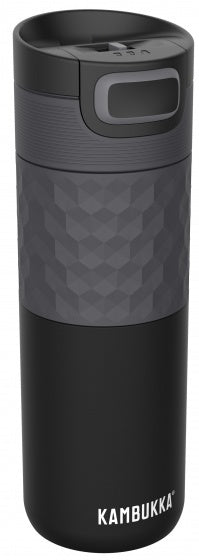 thermosbeker Etna Grip Black Steel 500 ml zwart