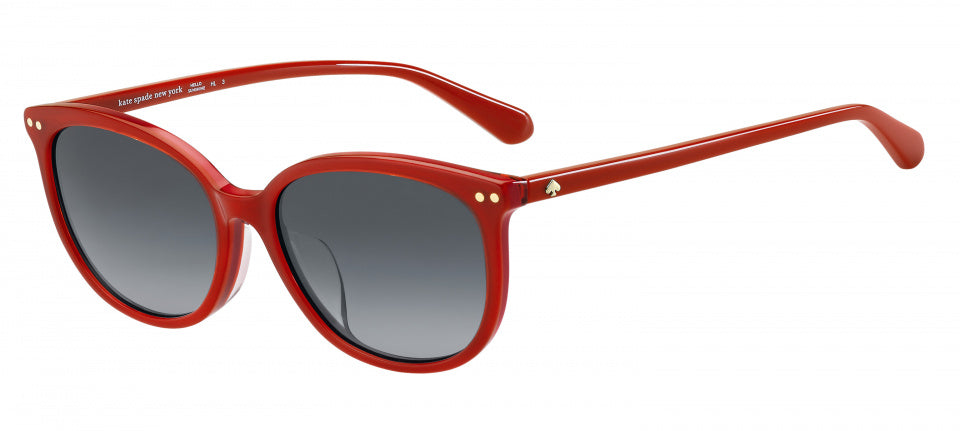 zonnebril Alina dames gradient cat.2 rood/grijs