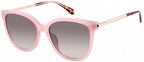 zonnebril Britton dames cat. 3 gradient RVS roze