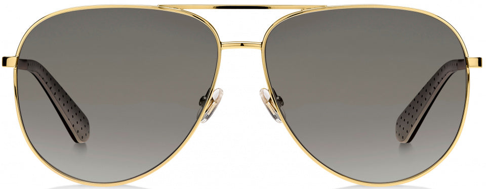 Kate spade Zonnebril Isla dames cat. 3 gepolariseerd RVS goud
