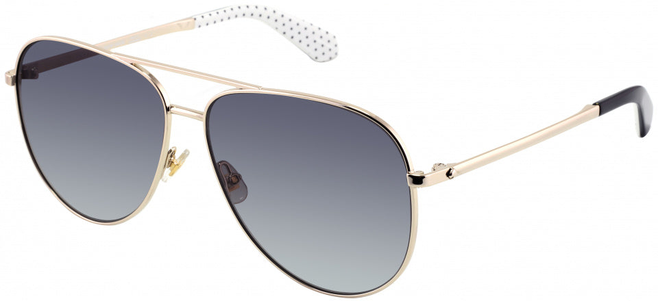 Kate spade Zonnebril Isla dames cat. 3 gepolariseerd RVS goud