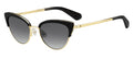 zonnebril Jahnam dames gradient goud/grijs
