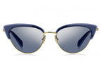 zonnebril Jahnam dames spiegelend blauw/goud