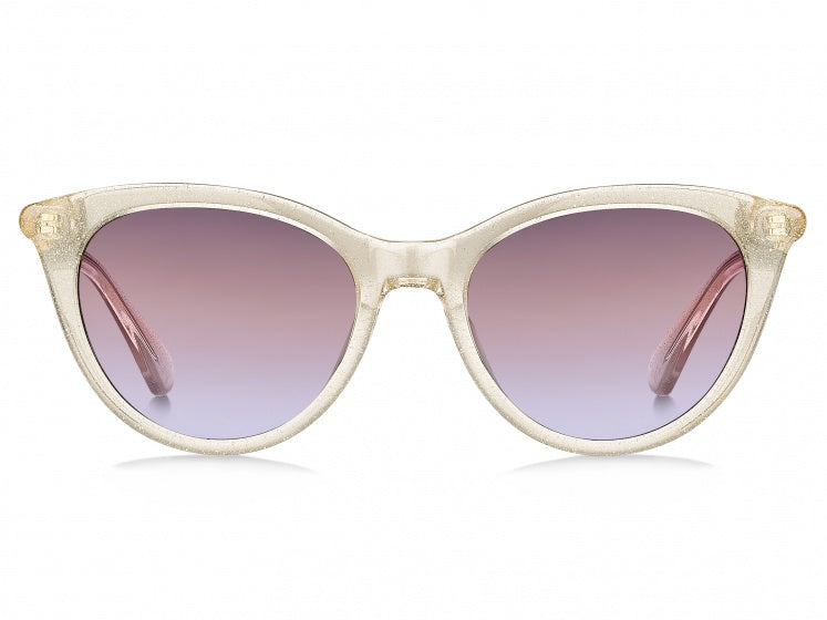 zonnebril Janalynn dames gradiënt beige/roze