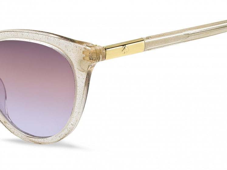 zonnebril Janalynn dames gradiënt beige/roze
