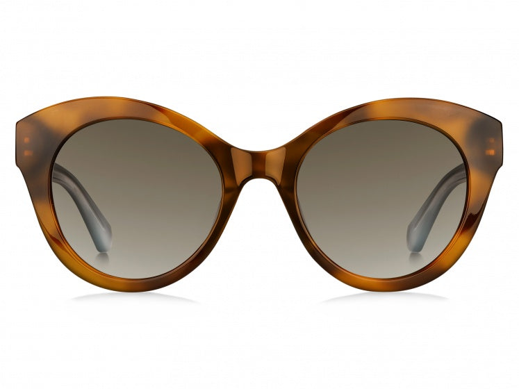 zonnebril Karleigh dames havana/blauw