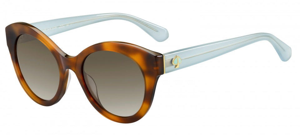 zonnebril Karleigh dames havana/blauw