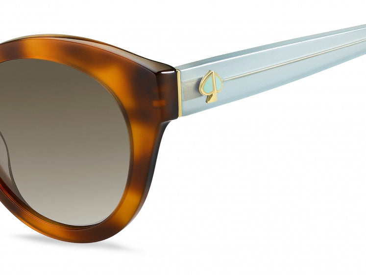 zonnebril Karleigh dames havana/blauw