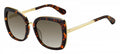 zonnebril Kimora dames havana donkerbruin/goud